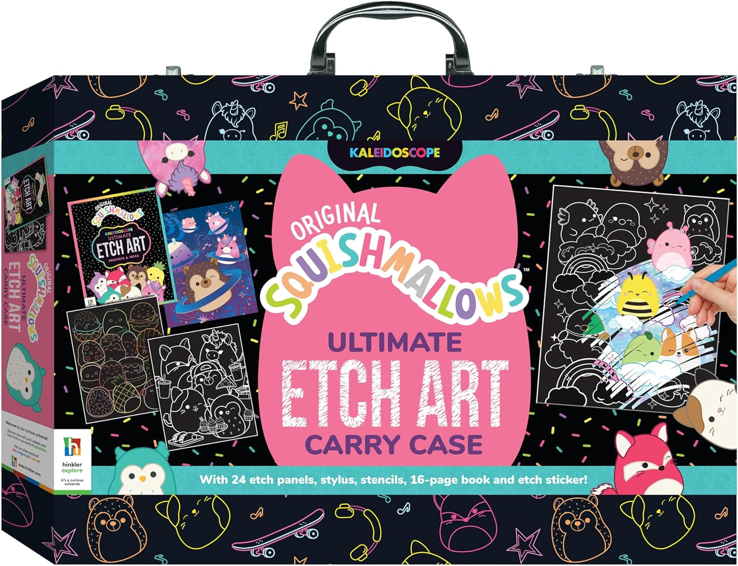 Hinkler Etch Art Creations Squishmallows Crystal Craft Kit Carry Case for Adults image number 4