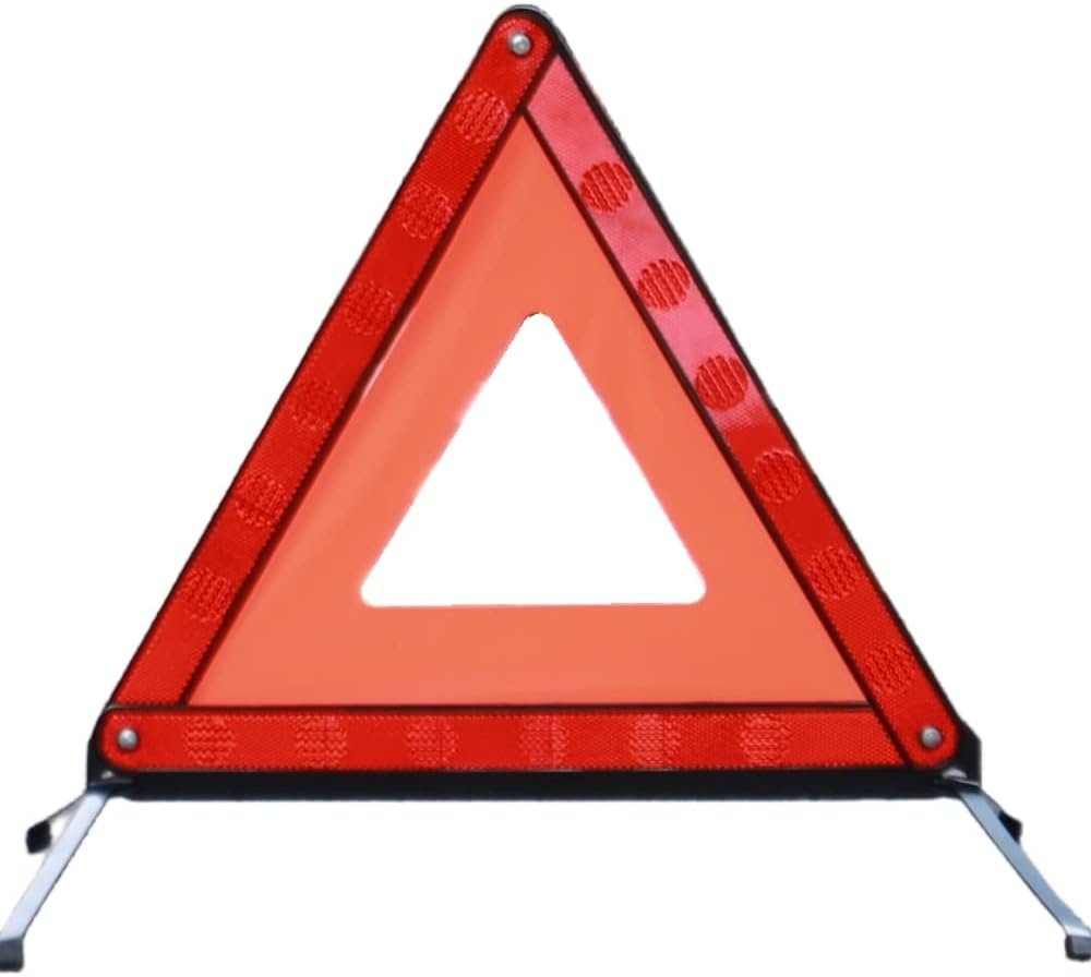 Warning Triangle, Safety Triangles Dot Approved Roadside Triangle Reflectors Reflective Safety Triangle Emergency Triangles,3 Packs(Without Sands) image number 4