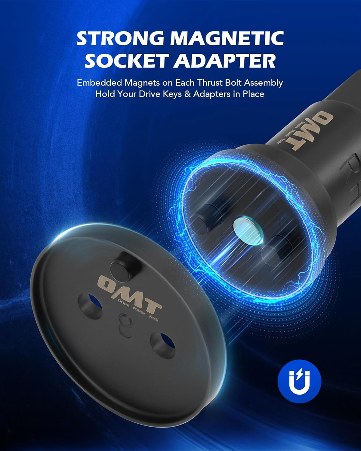 Orion Motor Tech Disc Brake Pad and Caliper Service Tool Kit | Professional Disc Brake Caliper Compression Tool Kit | Universal Disc Brake Caliper and Piston Wind Back Tool Set with Case image number 4