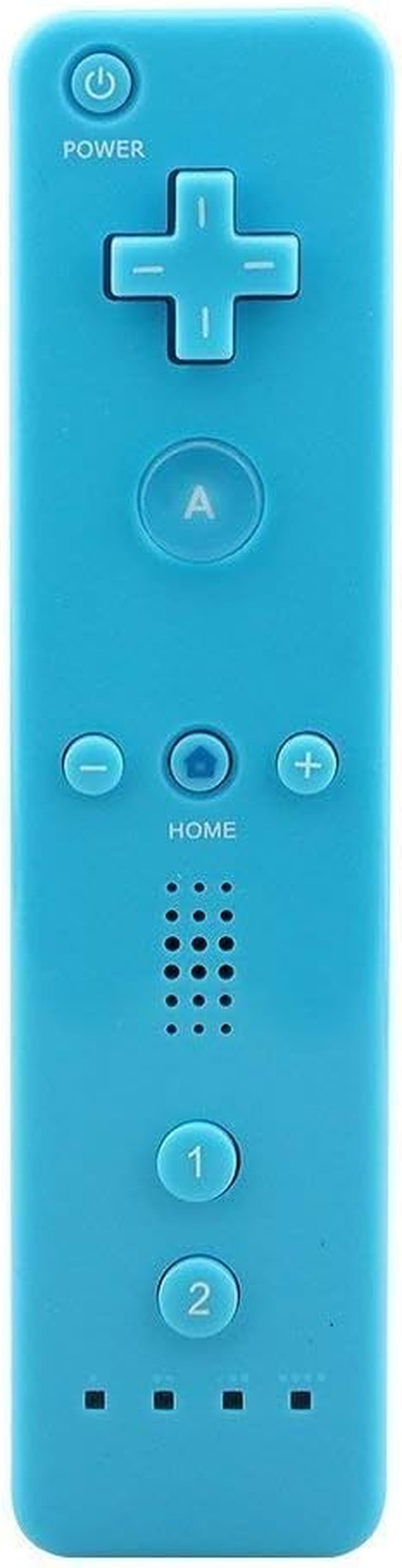 Lyyes Remote Controller for Wii, Wii Remote and Nunchuck Controllers with Silicon Case and Strap for Wii and Wii U (Blue) - Pink image number 2
