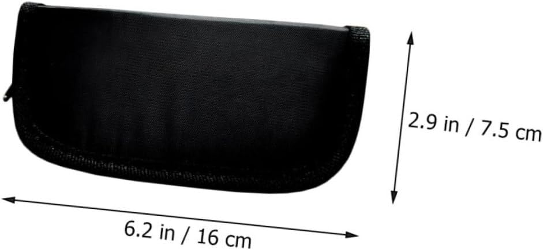 MUSISALY Entertainment Darts Wallet Multi-Grid Darts Case Zippered Pouch Black Portable Storage Organizer Travel Use image number 6