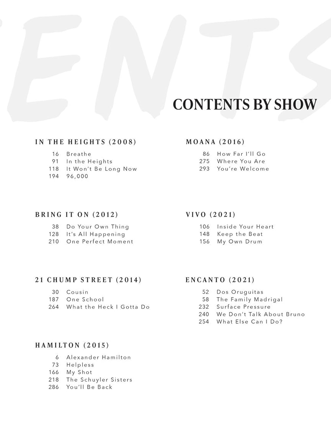 The Lin-Manuel Miranda Collection: Piano/Vocal/Guitar Songbook image number 4