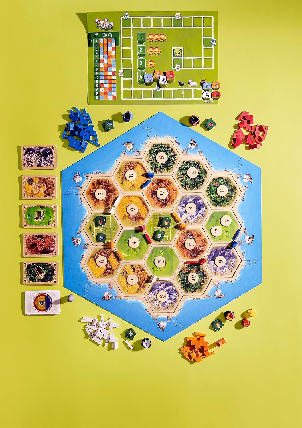 Catan Soccer Fever Scenario Expansion | Strategy Board Game | Adventure Game | Family Game for Adults and Kids | Ages 10+ | 3-4 Players | Average Playtime 75 Minutes | Made by CATAN Studio image number 5