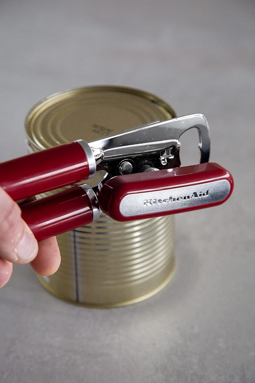 Kitchenaid Tin Opener, Can and Bottle Opener, Stainless Steel, Empire Red