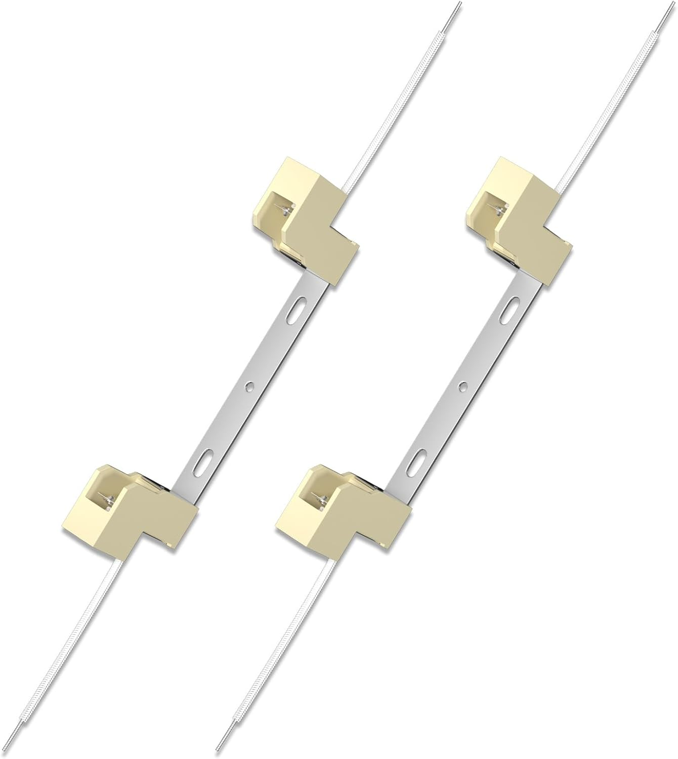 Bonlux R7S Bulb Socket,118Mm Bulb Lamp Holder Double Ended Lamp Holder Connector Metal Ceramic Handle R7S Lamp Socket for Flood Light Halogen Linear Lamp (2 PCS)