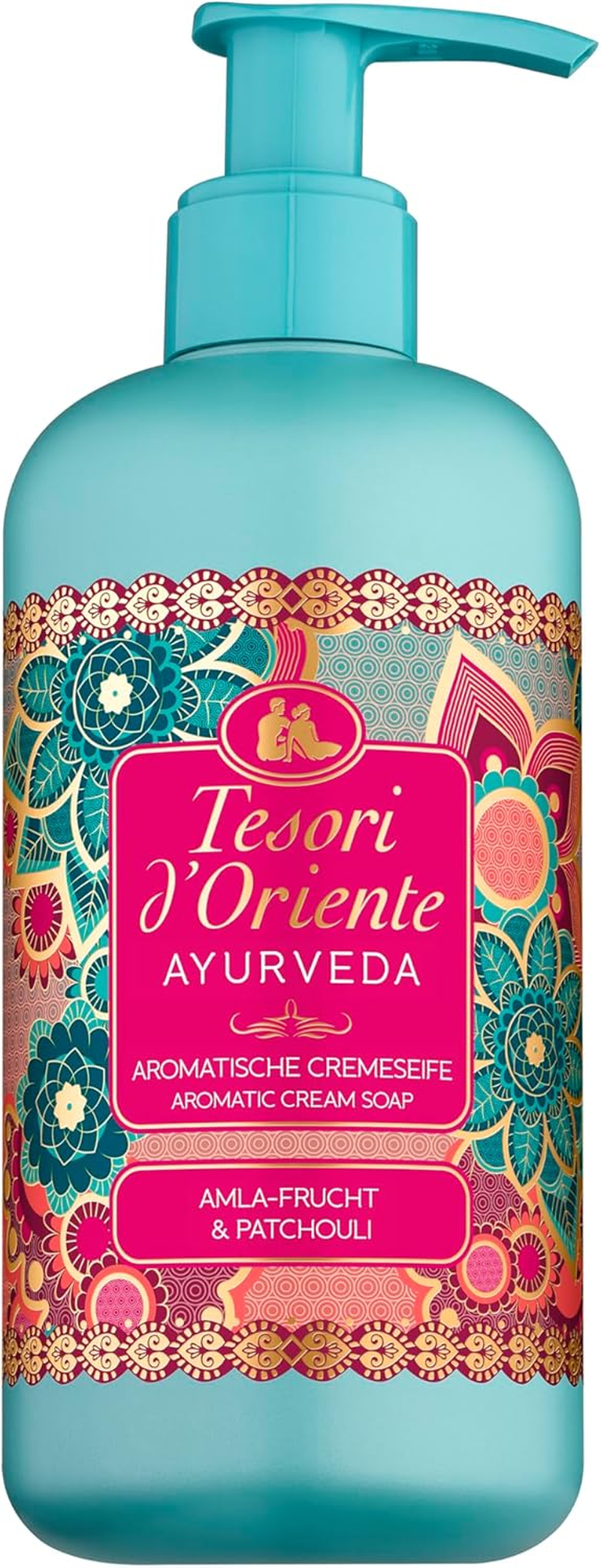 Tesori D'Oriente Ayurveda Liquid Soap 300 Ml, Aromatic Hand Soap with Amla Fruit Extract, Sesame Oil, Aloe Vera and Calendula, for Gentle Cleansing, Wellness Ritual for Body and Senses image number 2