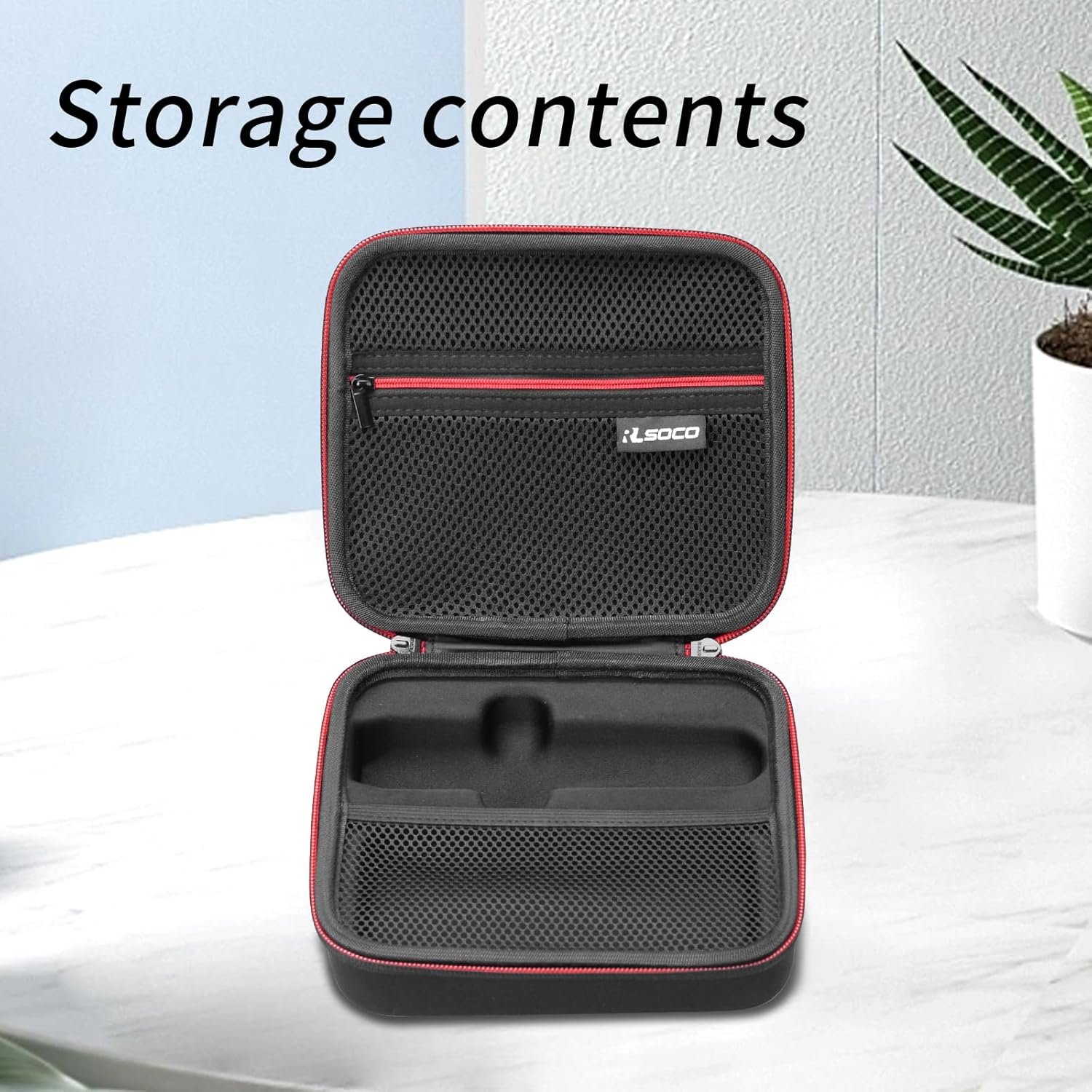 RLSOCO Travel Case for Philips Norelco Multigroom 3000/5000/9000/7000 Trimmer, Fits Philips MG3730/MG3770/MG5910/MG5750/MG9520/MG9510/MG7910/MG7970 - Black (Case Only)