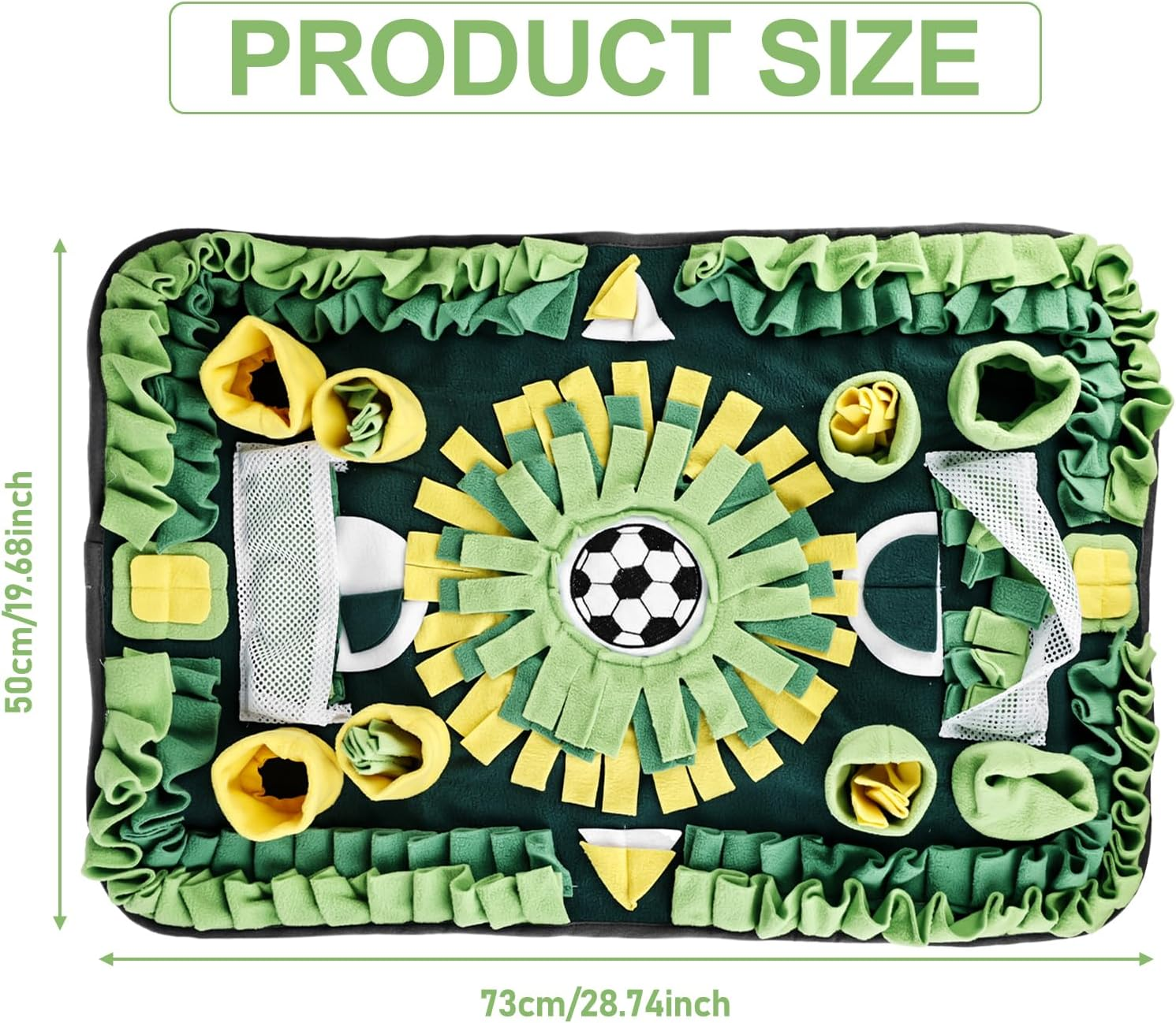 Molbory Sniffing Rug for Dogs, Large, Sniffing Mat for Dogs, Intelligence Toy, Sniffing Blanket, Non-Slip Pet Sniffing Rug, Intelligence Toy for Dogs, Cats, 73 X 50 Cm image number 4