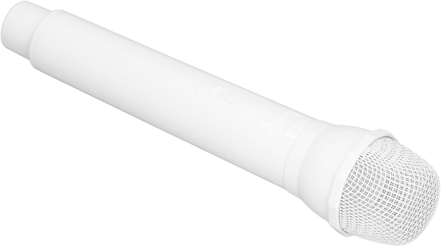 Fake Microphone Prop, Plastic Karaoke Fun Stage Costume Prop, Simulated Microphone, for Karaoke Fun or Costume Prop (White)