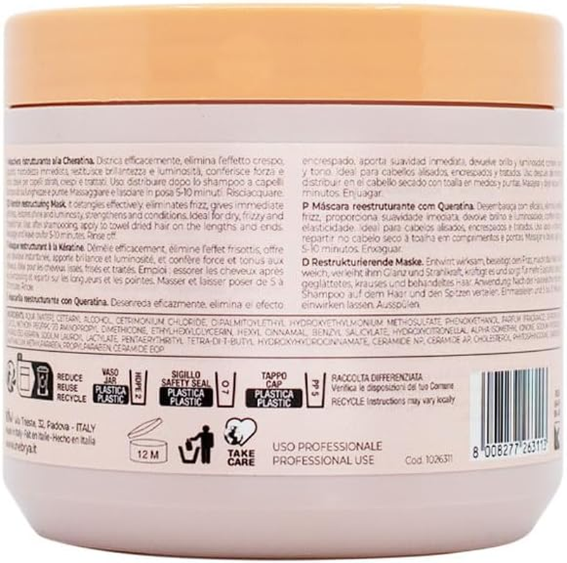 INEBRYA Ice Cream Keratin Restructuring Mask - 500 ML
