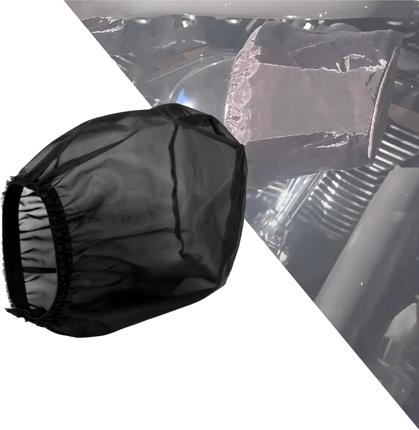 HDBUBALUS Motorcycle Air Filter Rain Sock Dustproof Protective Cover Fit for Harley 117 Dyna Sportster Touring Softail Air Cleaner Kits image number 6
