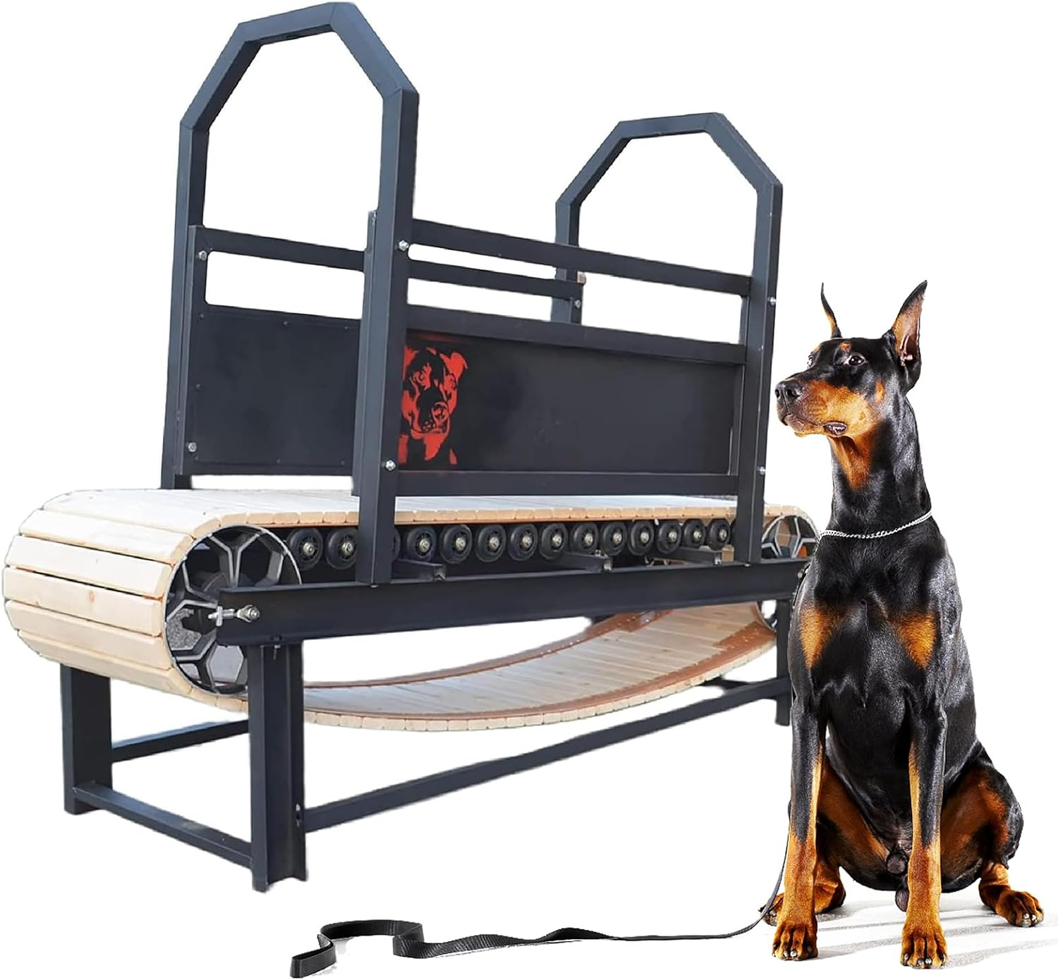 Dog Treadmill, 50Kg/110.23Lb Load Capacity, Training Equipment for Bulldog Endurance, Indoor & Outdoor Pet Running Machine for Health and Fitness image number 2