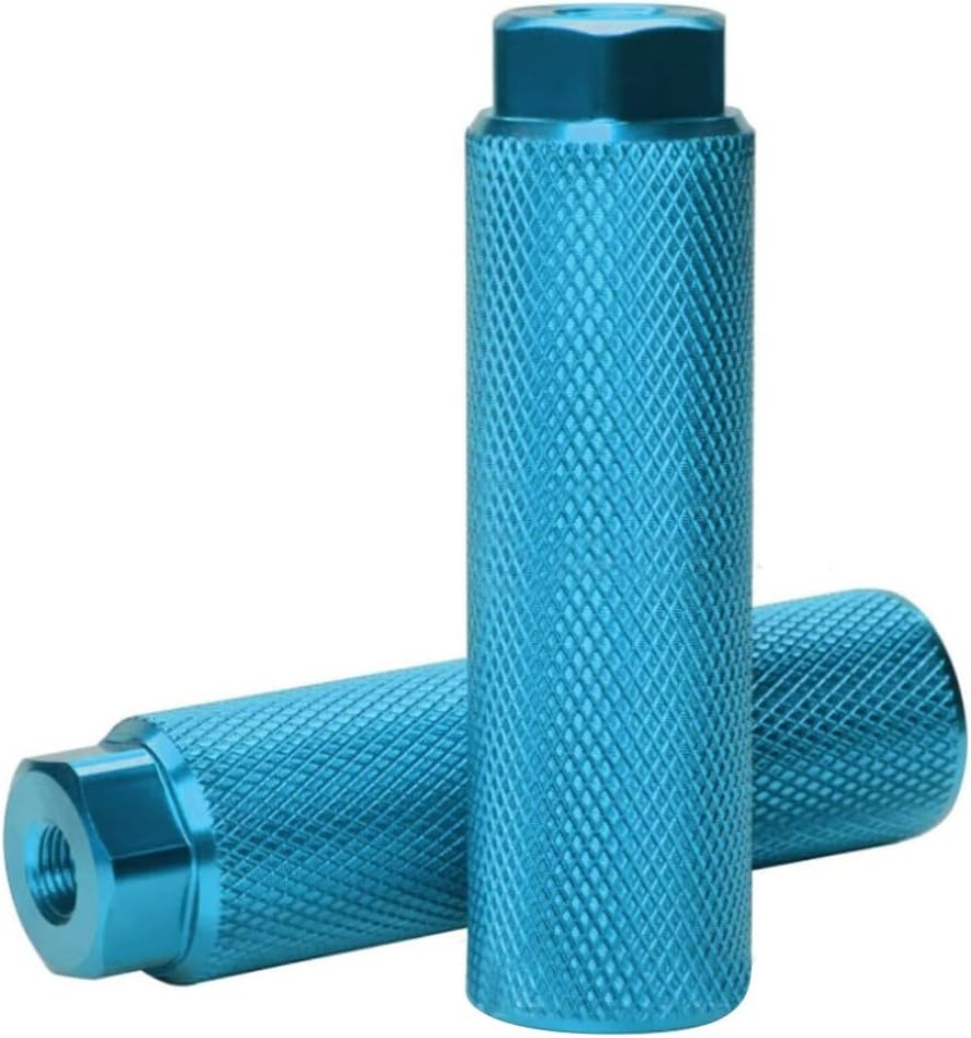 2 Pcs Amotor Bike Pegs Aluminum Alloy Anti-Skid Lead Foot Bicycle Pegs BMX Pegs for Mountain Bike Cycling Rear Stunt Pegs Fit 3/8 Inch Axles Bike Pegs Accessories Bmx Bike image number 5