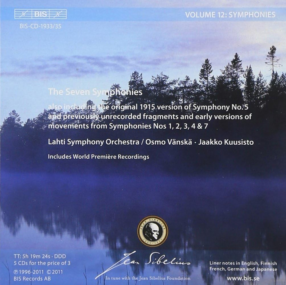 V 12: Sibelius Edition - Symph image number 3