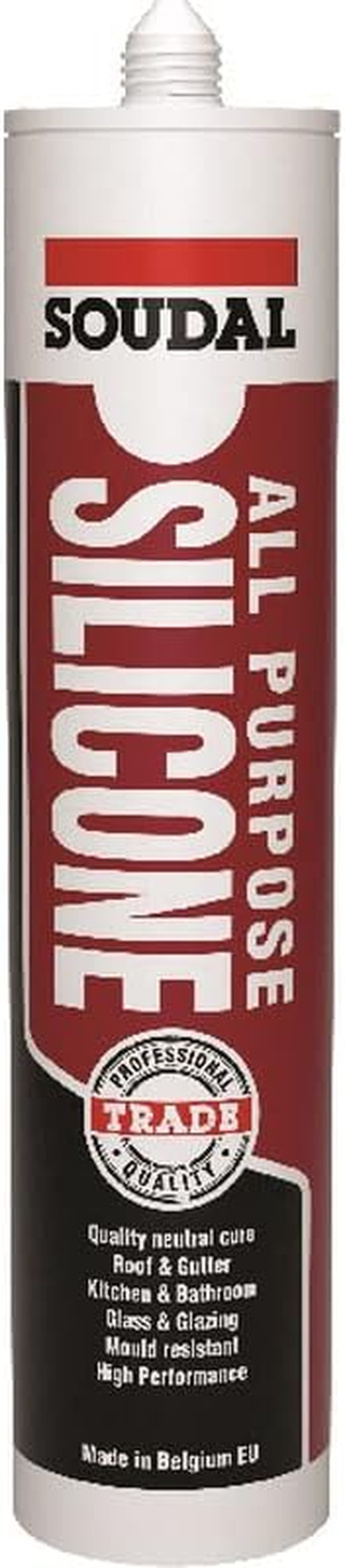 Soudal All Purpose Silicone Sealant Moss Green 300Ml