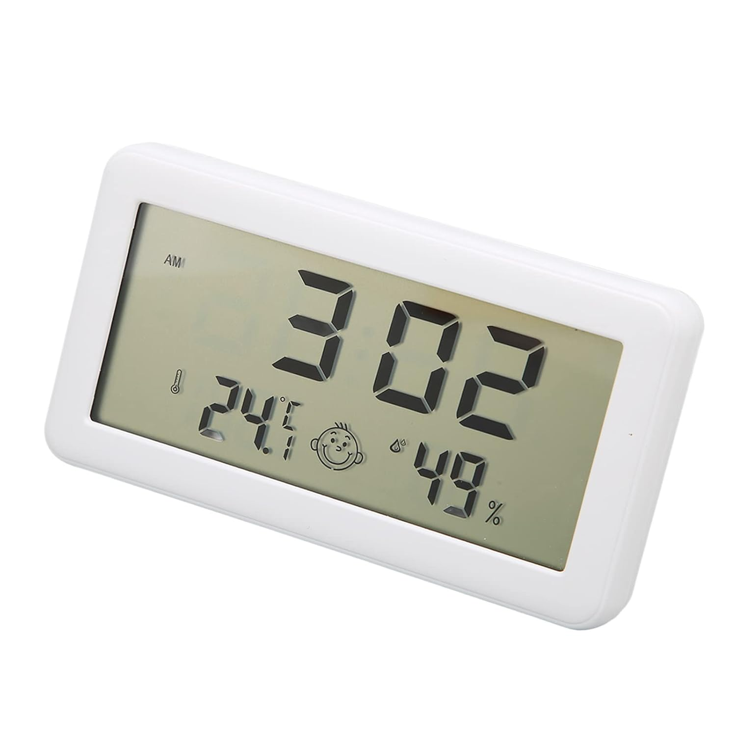 CHICIRIS Digital Hygrometer Thermometer, Mini Indoor Temperature Humidity Monitor Clock with Comfort Indicator, Max Min Record and LCD Display image number 5