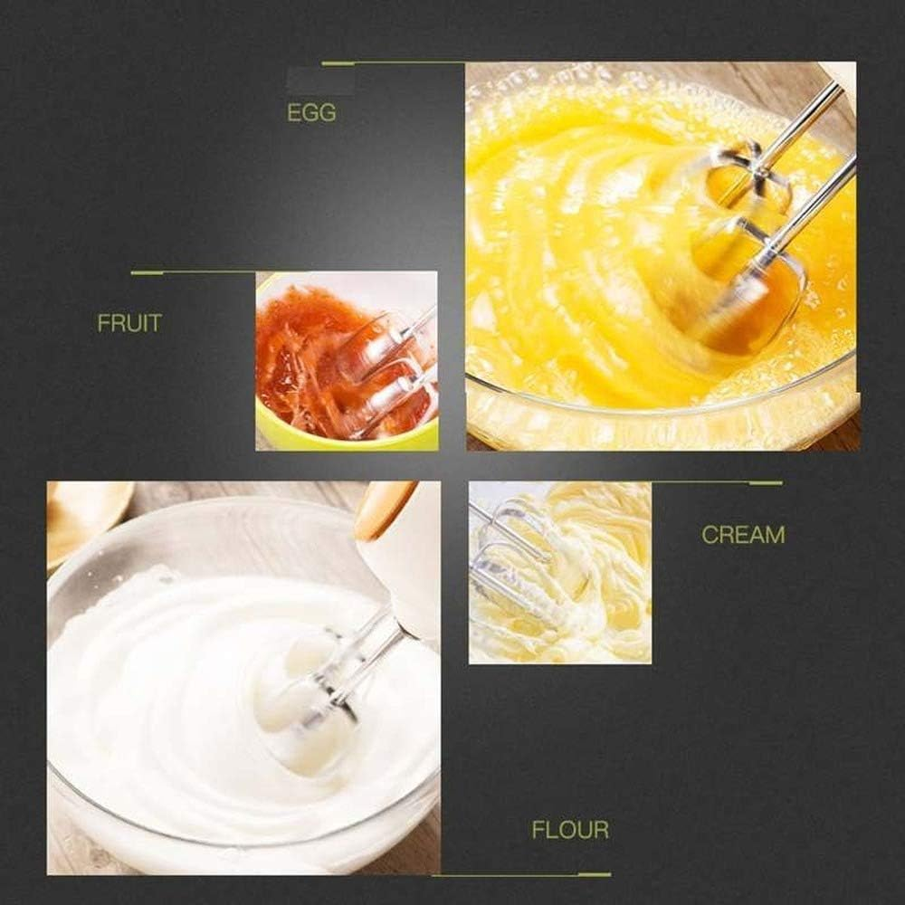 Riiai Electric Hand Mixer, 300W Hand Mixer with 7-Speed, Easy Eject Button and 4 Attachments (Beaters, Whisk) image number 2