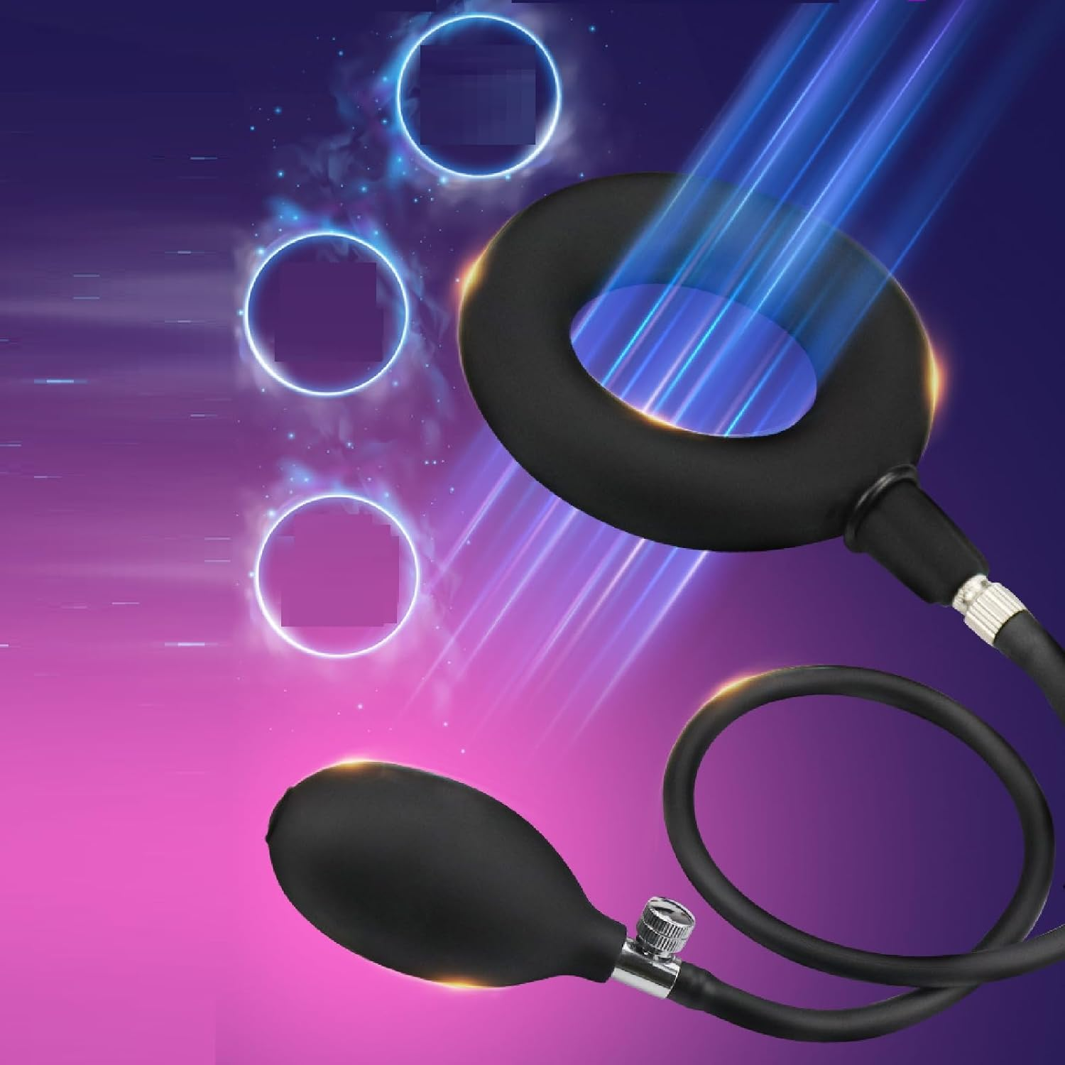 VCOOTS Penis Rings Silicone Cock Ring Sex Toy for Erection Enhancing, Long Lasting Stronger Adult Trainer image number 1