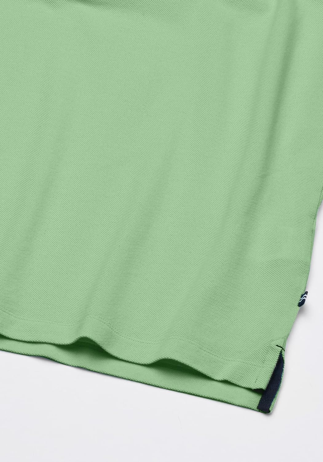 NAUTICA Men'S Short Sleeve Solid Cotton Pique Polo Shirt, Ash Green Solid, Small US image number 2