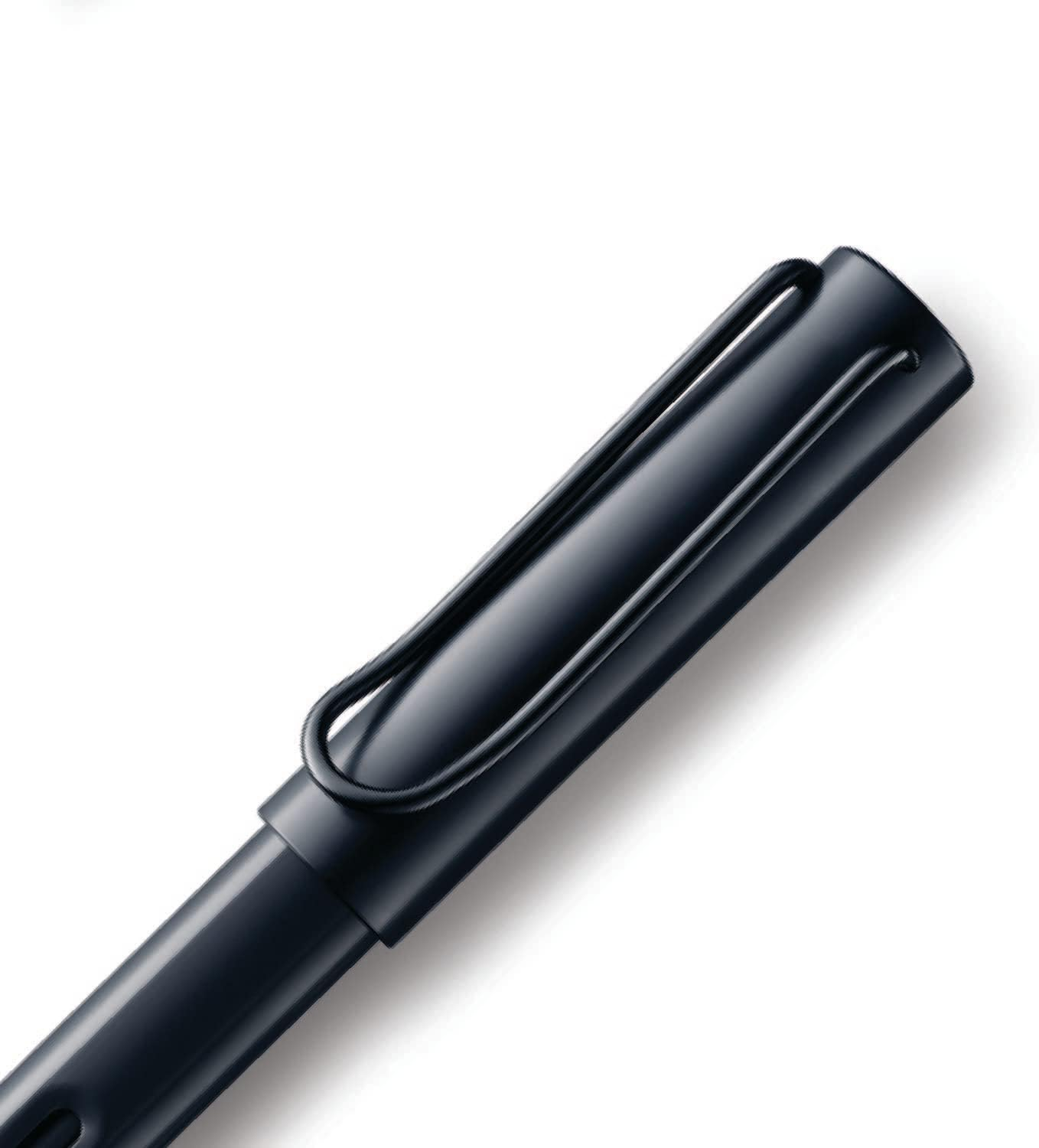 Lamy Elegant Fountain Pen Lamy 071 Al-Star Black M, (4014519286523)