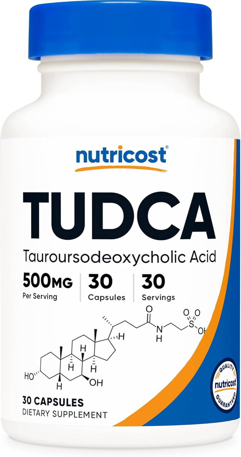 Nutricost Tudca 500Mg, 30 Capsules (Tauroursodeoxycholic Acid) - Premium Quality, Gluten Free image number 4