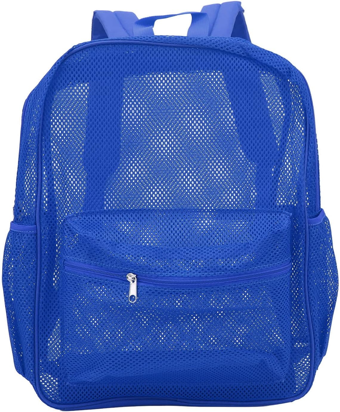 Mesh Backpack, Heavy Duty Large Capacity Mesh School Bag, Washable See through Backpack for Swimming Beach Sports