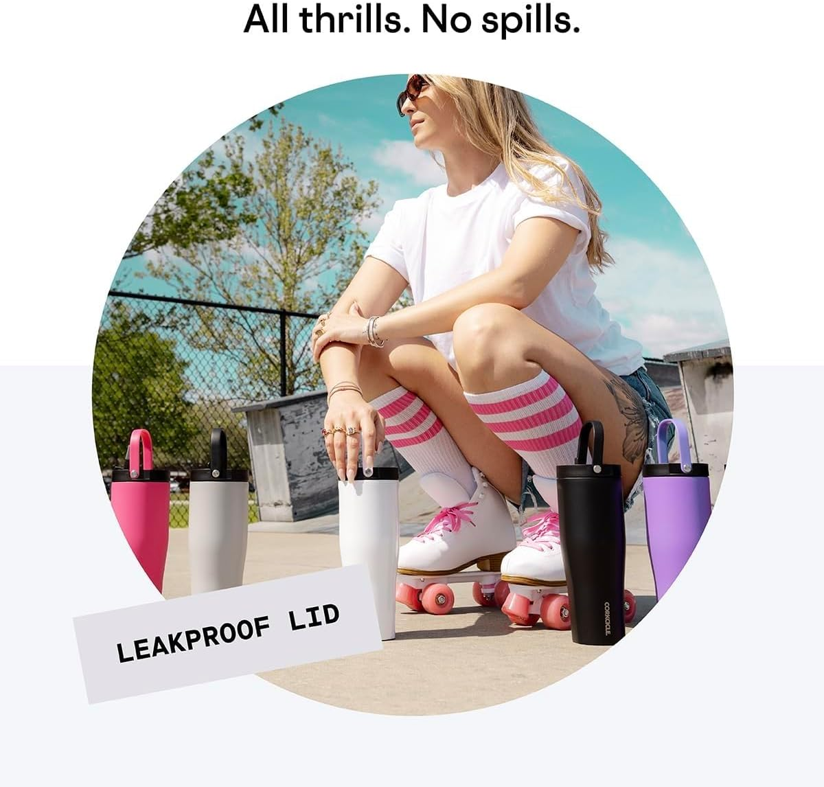 Corkcicle Go Cup XL - 887Ml Gloss White image number 5