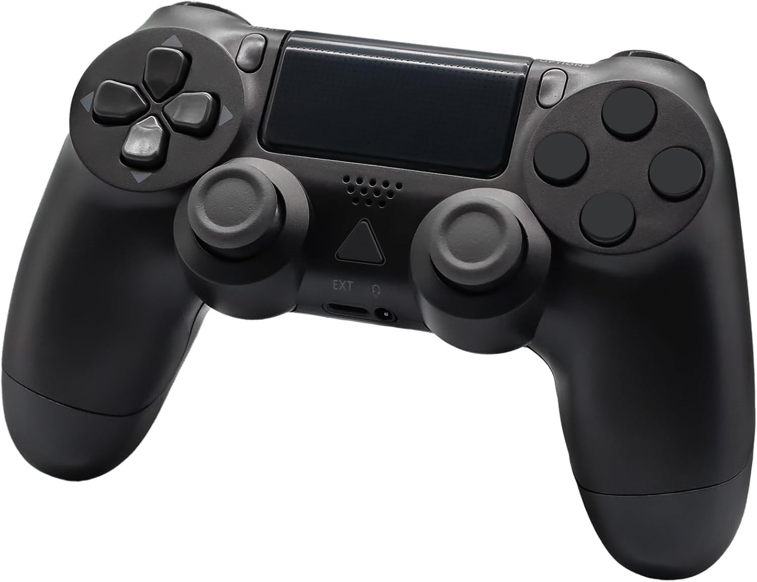 Wireless Controller for PS4 -Controller Wireless for Ps4/Pro/Slim/Pc, Bluetooth Gamepad Joystick with Dual Vibration Touch Panel 3.5Mm Audio Jack Six-Axis Buttons Upgraded Ergonomic Controller(Black) image number 4