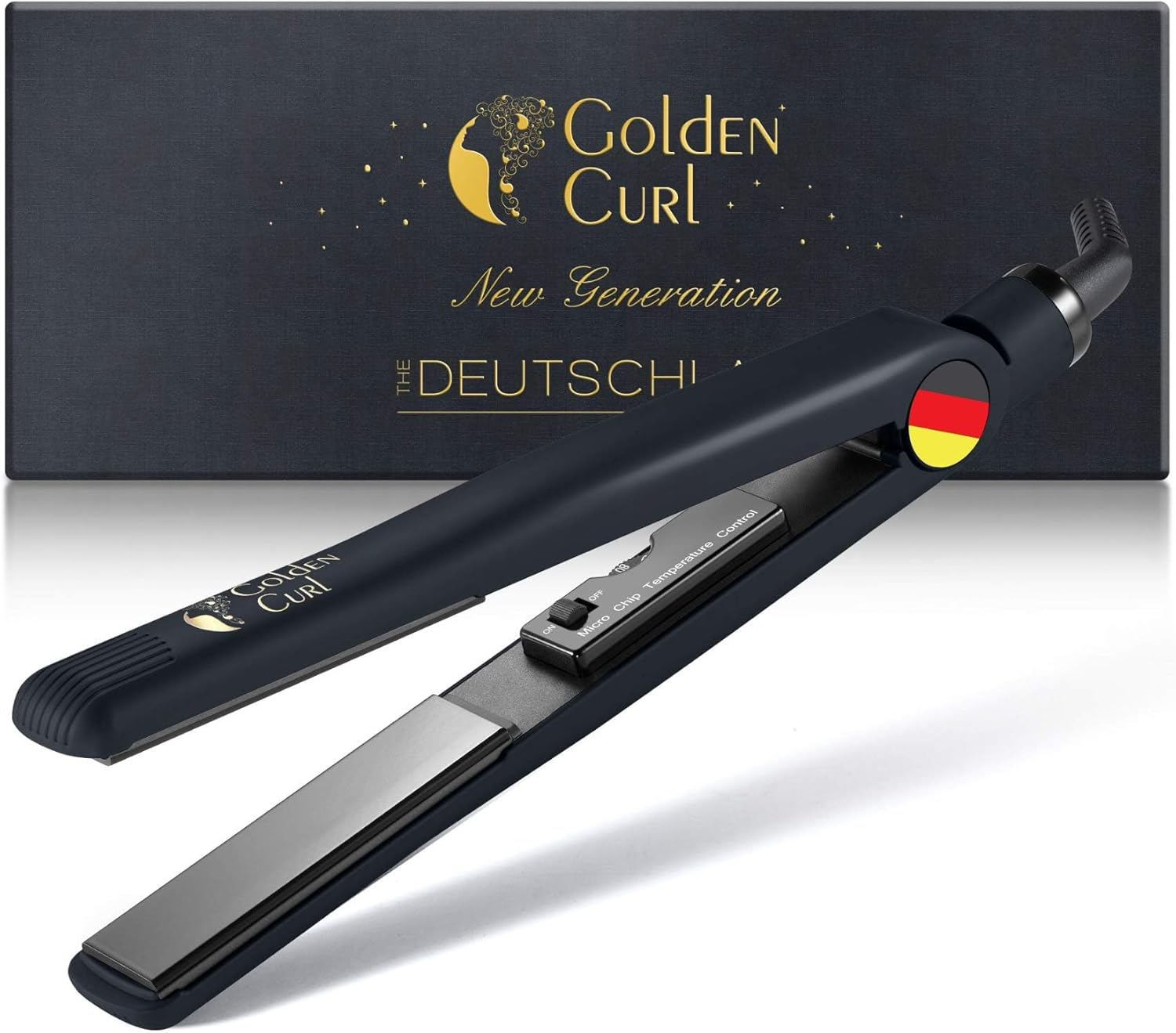 Hair Straightener Curls and Straighteners - Hair Styling Device with Ion Technology - Hair Straightener Straightener Hair Styler with Accessories (Germany) image number 4