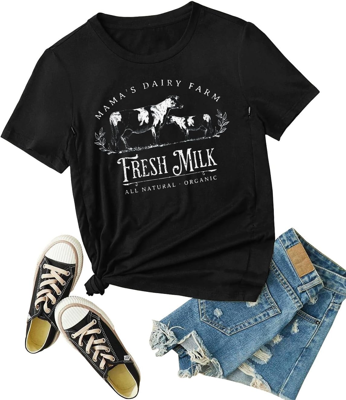 Comfort Breastfeeding Shirts for Women Zip Nursing Tops Causal Distressed Acid Washed Maternity Tees image number 2