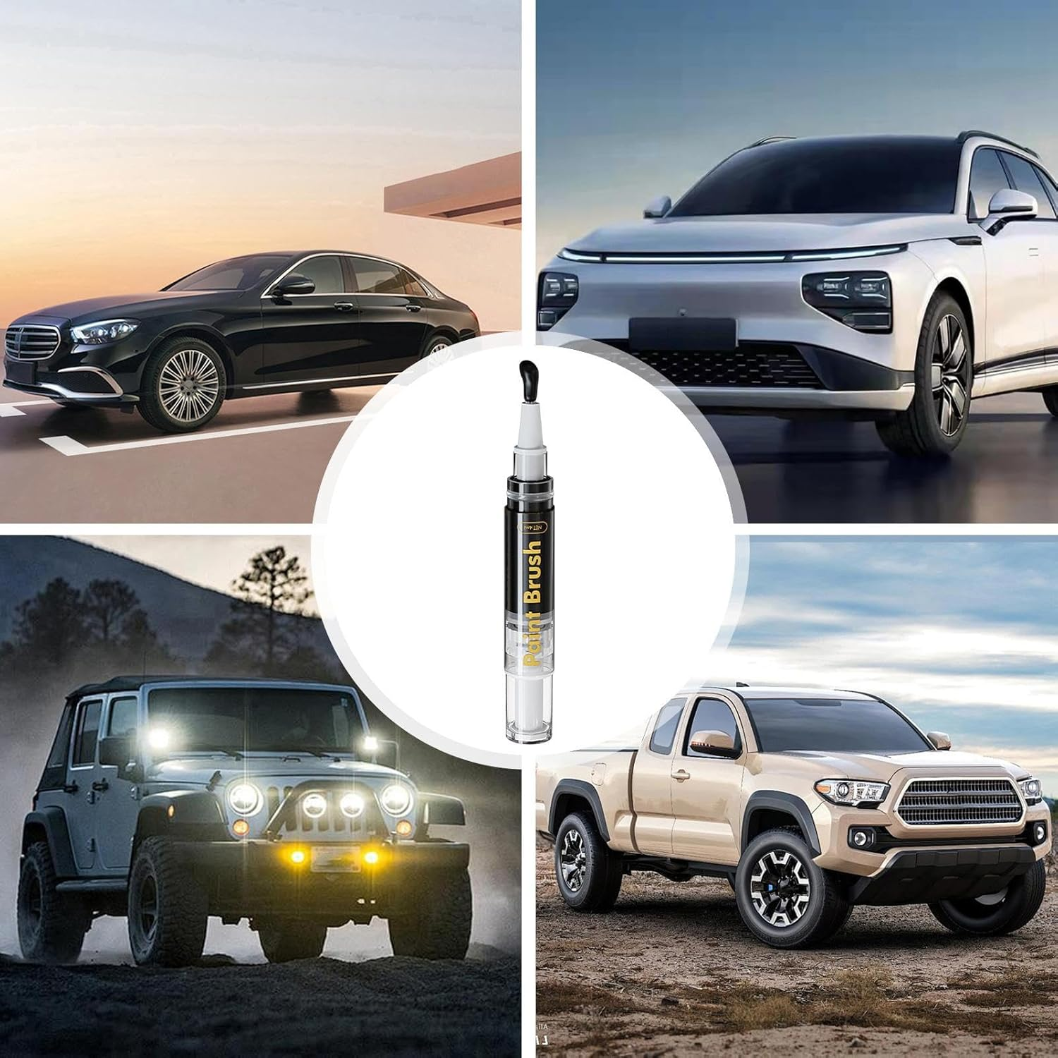 Car Touch up Paint | Auto Touch up Paint | Automotive Exterior Quick Scratch Repair Pen for Long Lasting High-Gloss Finish - Silver image number 3
