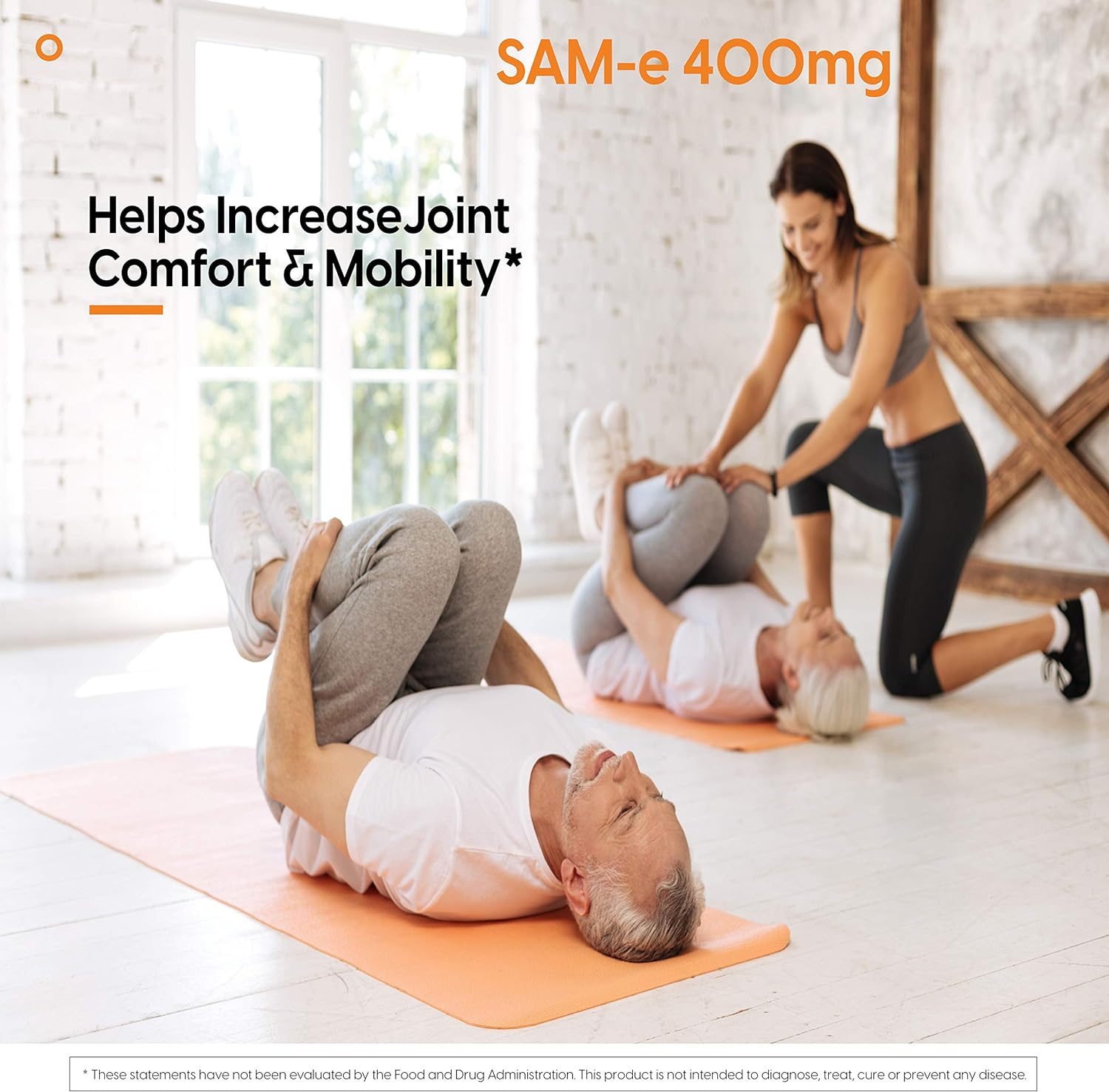 Doctor'S Best Sam-E 400 Mg, Vegan, Gluten Free, Soy Free, Mood and Joint Support, 60 Enteric Coated Tablets image number 1