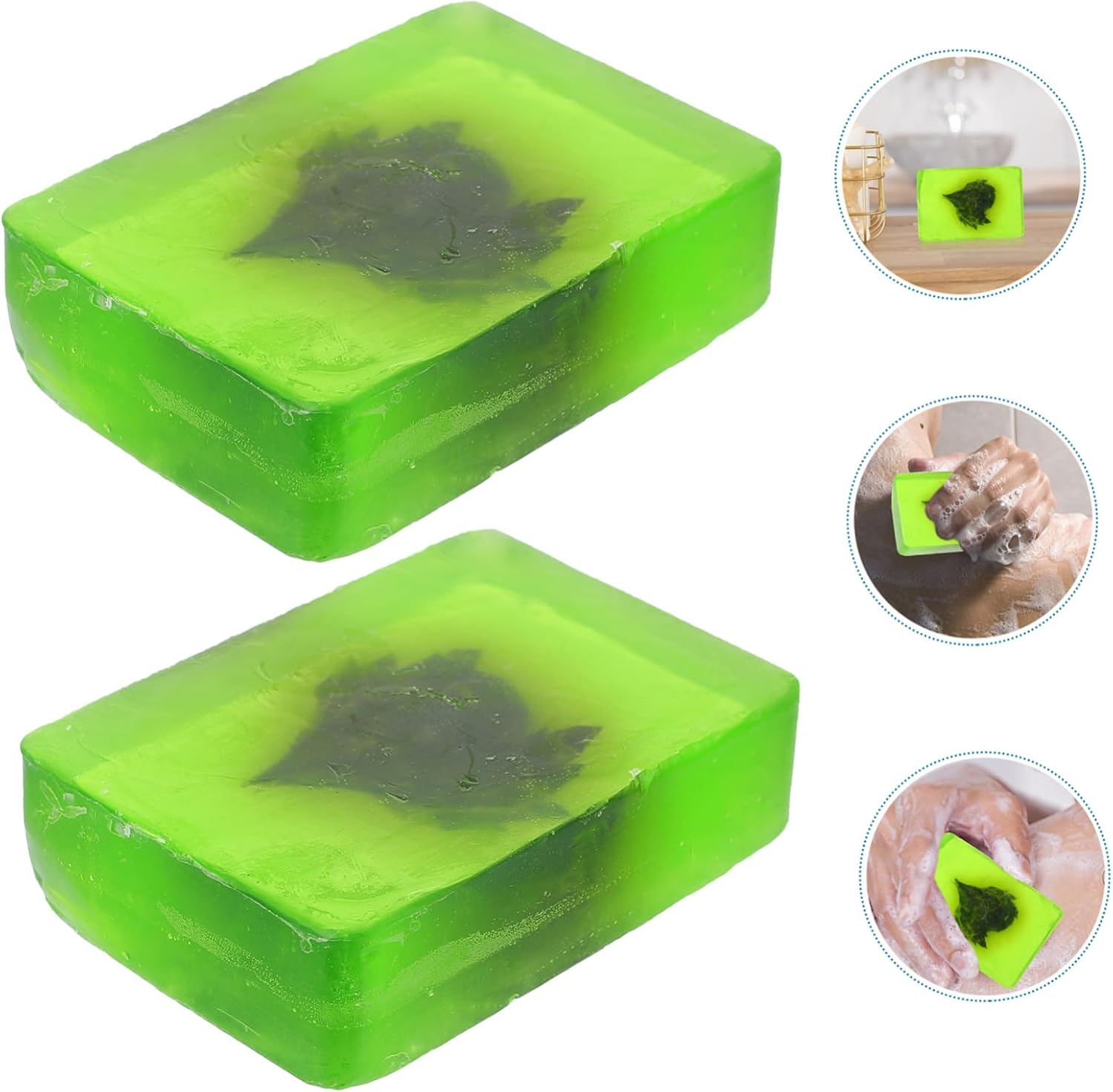TOVINANNA 2Pcs Cleansing Soaps Foaming Handmade Essential Oil Soap Gentle Cleanser