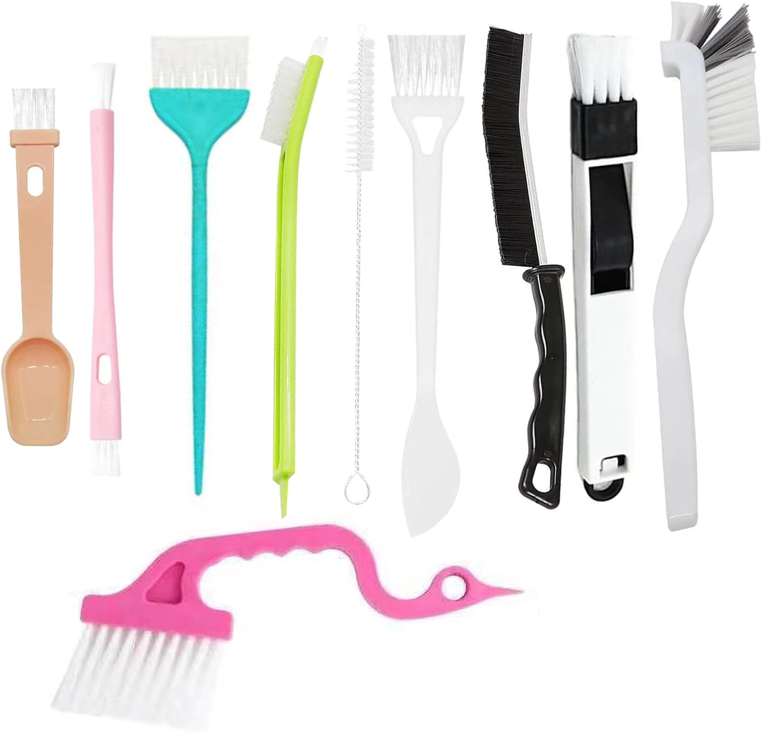 Home Furniture Various Cleaning Brush Cleaning Set, Gap Cleaning Brush Tool, Handheld Slot Cleaning Tool (10)