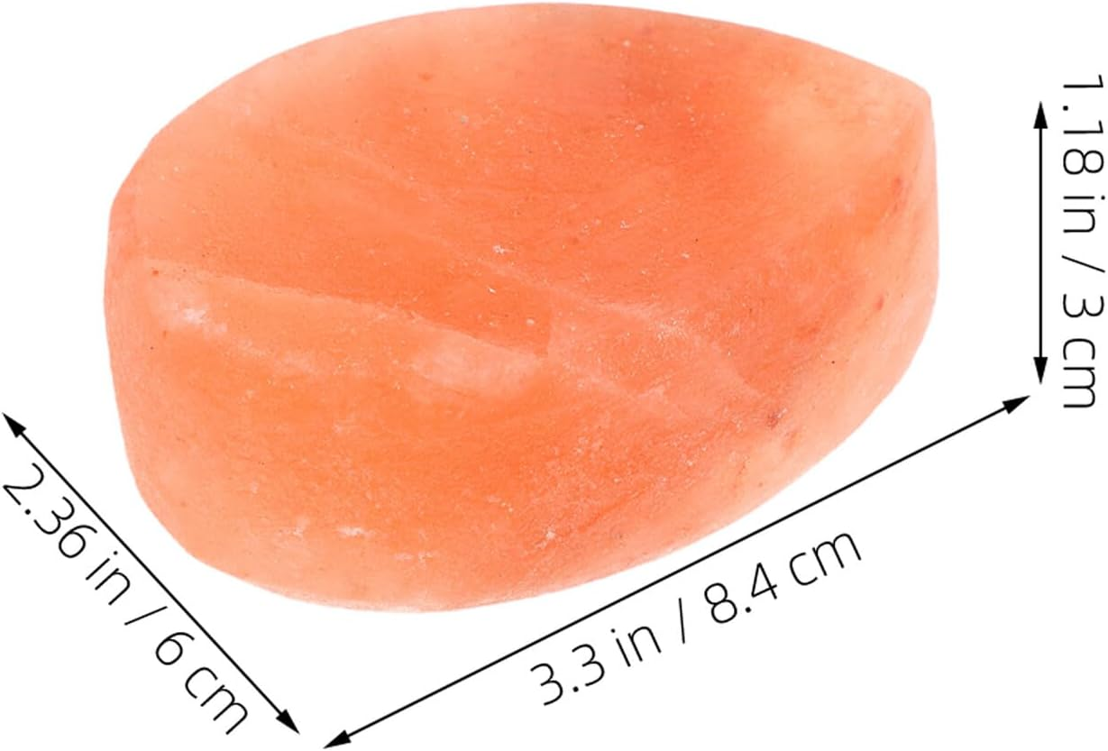 MUSISALY Natural Mineral Salt Soap 2Pcs Hand-Carved Himalayan Salt Massage Stone for Exfoliating Body Care Spa Relaxation image number 1