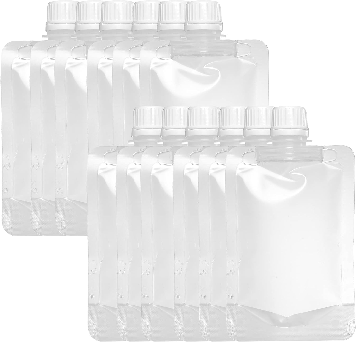 YASUOA Travel Bottles for Toiletries Containers with Labels TSA Approved Essentials Shampoo Leak Proof Refillable for Lotion Cream Cosmetic Creams Shower Gel Liquids Women (12PCS) image number 3