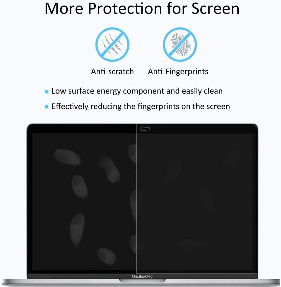 T Tersely 2-Pack Matte PET Screen Protector for Macbook Air 13.6-Inch (2022/2024, M2/M3) image number 4
