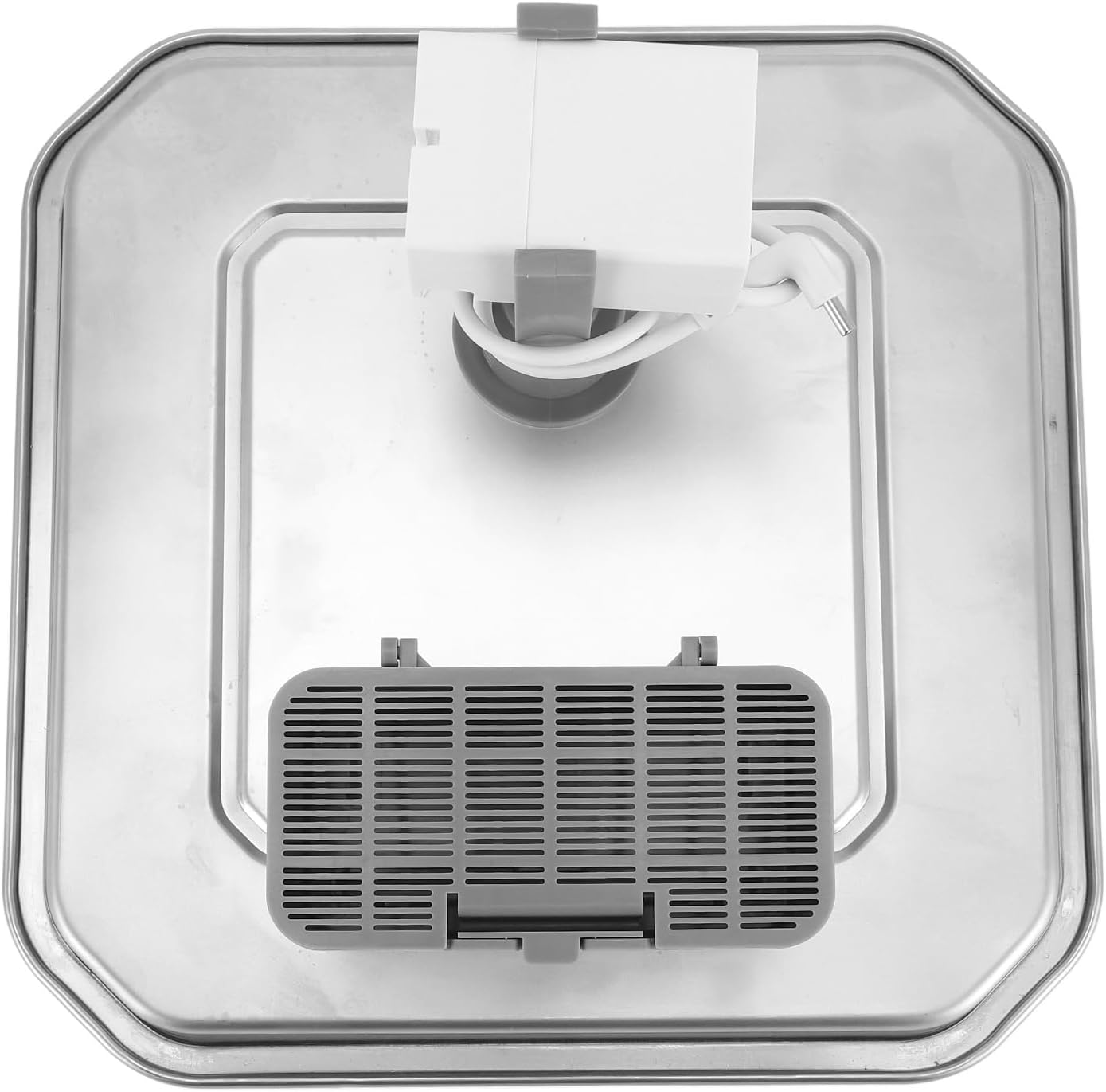 Smart Cat Water Fountain - 3.5L Stainless Steel Dog Water Fountain Cat, Quiet Automatic Water Feeder with Activated Carbon Filtered for Pet Fountain image number 1