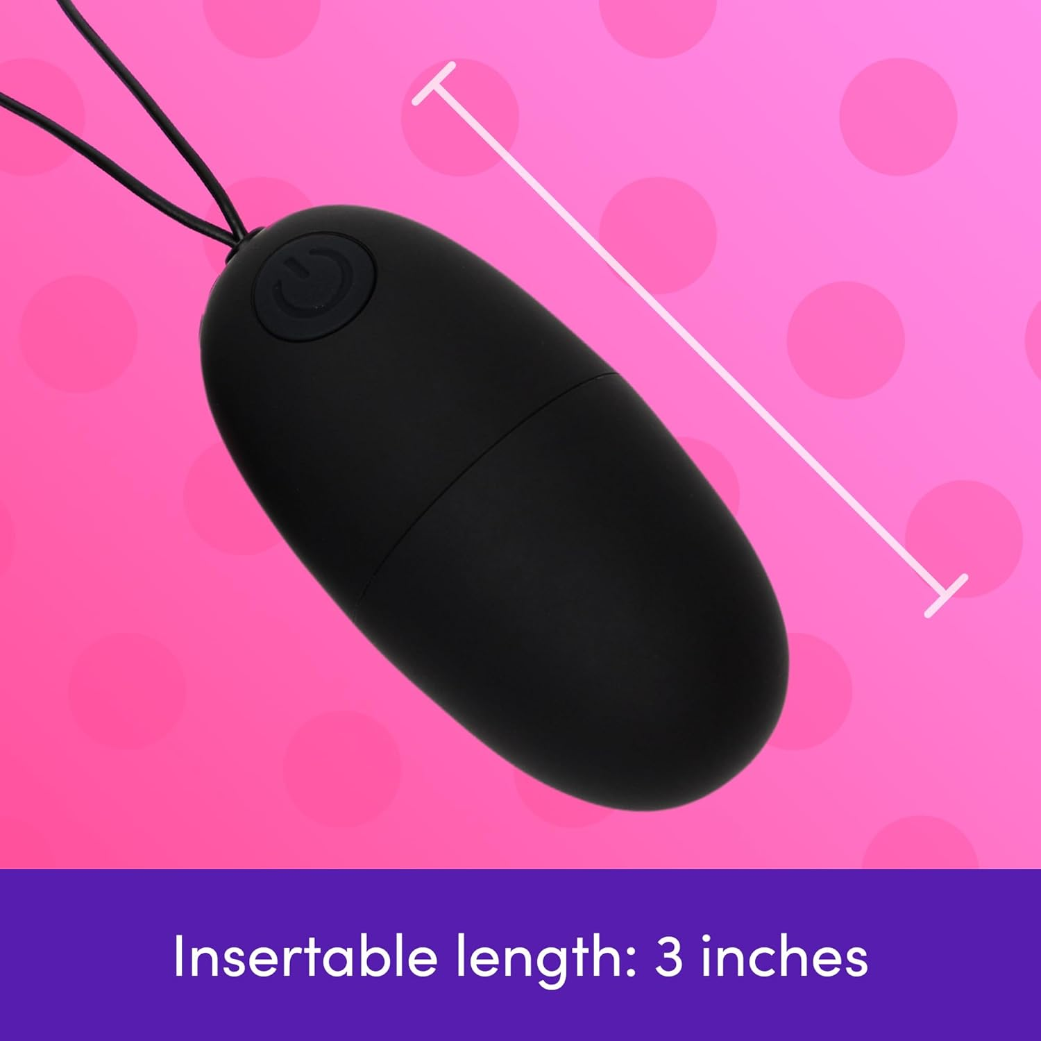 Lovehoney Secret Agent Remote Control Vibrator for G-Spot - Vibrating Love Egg Sex Toy for Women and Couples - 10 Vibration Modes - Rechargeable Wearable Adult Sex Toy for Couples - Black image number 5