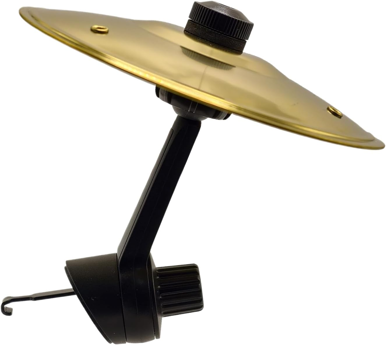 Car Drum Set Air Vent, Mini Dashboard Percussion Instrument, Crash Drums Kit to Driving Fun or Recording Studio for Musicians and Car Enthusiasts, Indoor and Outdoor Use, Gold & Silver image number 3