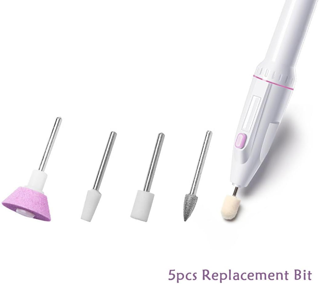 Electric Nail File Set, 5 in 1 Electric Manicure Pedicure Sanding Polishing Set, Nail Drill Set for Personal Fingers Toes, Nail Care image number 1