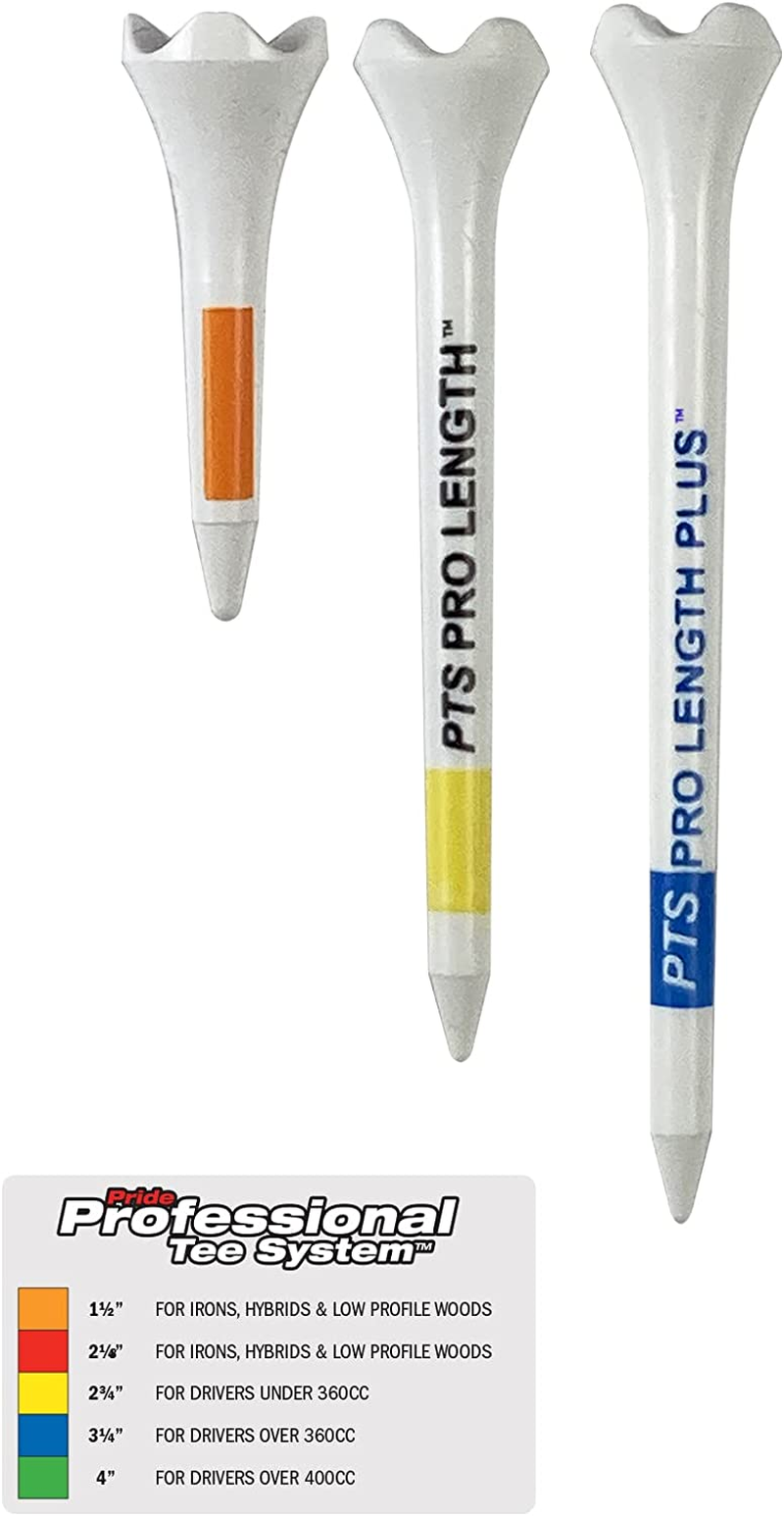 Pride Performance Professional Tee System Plastic Golf Tees image number 3