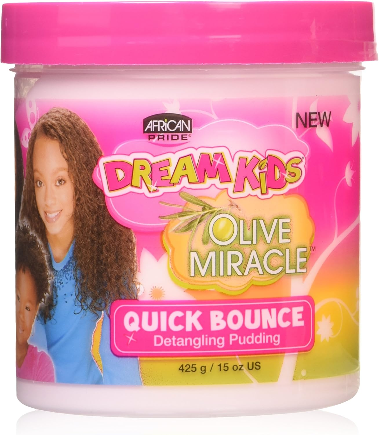 African Pride Dream Kids Quick Bounce Detangling Pudding, 15 Ounce image number 1