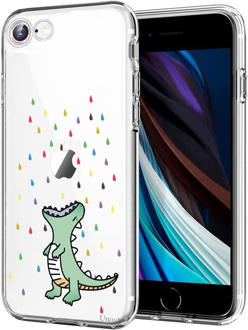 Unov Case for Iphone SE 3Rd (2022 Ver) Iphone SE 2Nd (2020 Ver) Iphone 8 Iphone 7 Case Clear with Design Embossed Pattern TPU Soft Shock Bumper Absorption Slim Protective 4.7 Inch (Sierra Mountains)