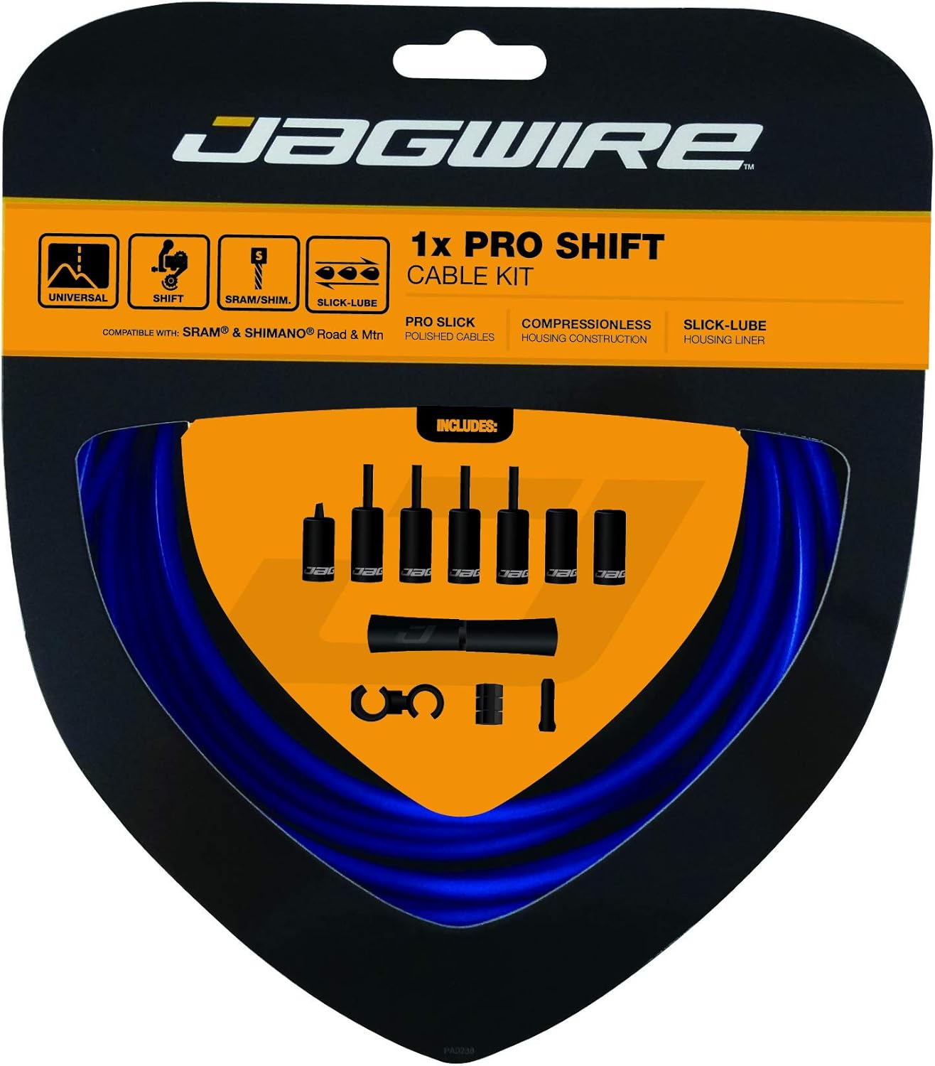 Jagwire 1X Pro Shift Kit Road/Mountain Sram/Shimano 4Mm (Black) - Ice Gray image number 3