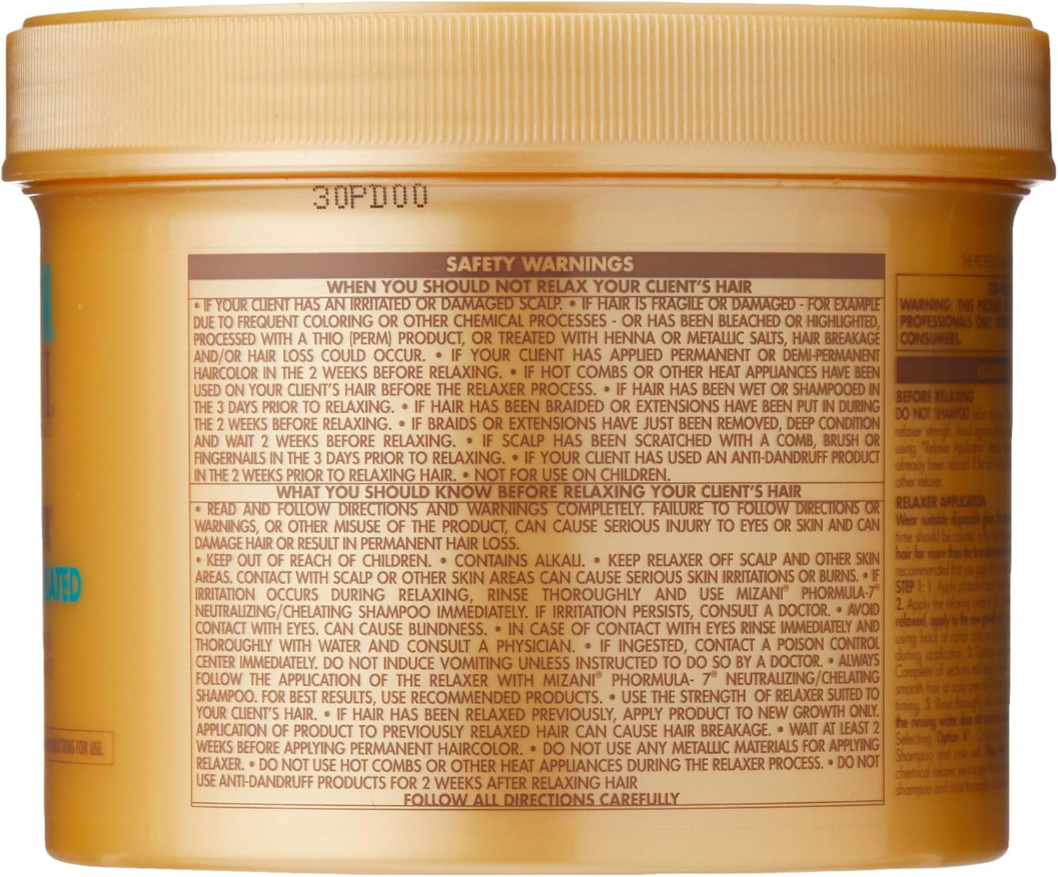 Mizani Rhelaxer for Fine/Color Treated Hair for Unisex, 30 Oz., 1456.03G image number 3