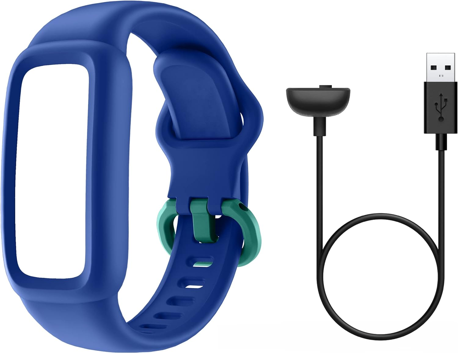 BIGGERFIVE Charging Cable and Adjustable Replacement Strap, Compatible Vigor 2 Children'S Fitness Bracelet, Accessories for Fitness Tracker Smartwatch