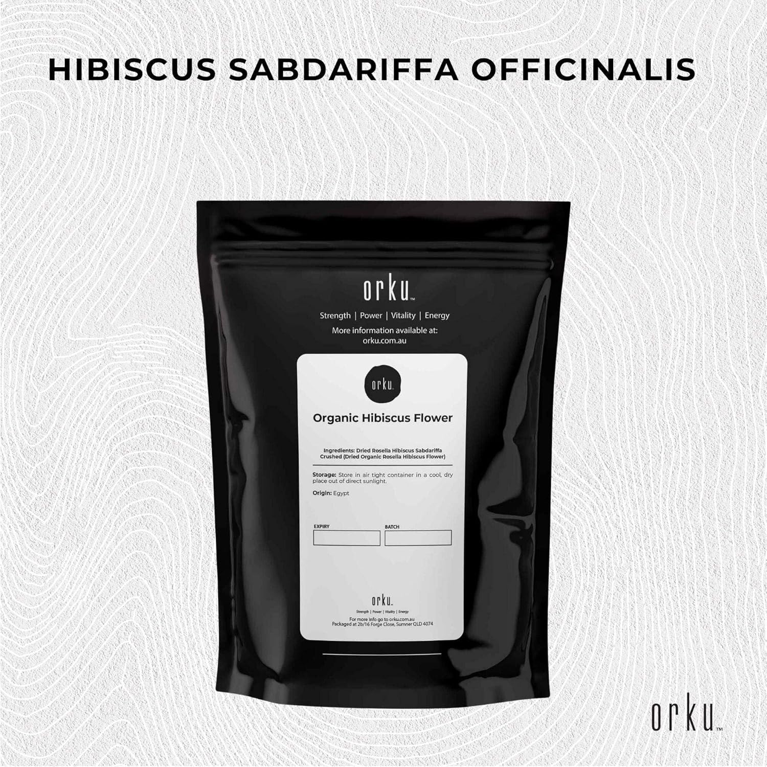 1Kg Organic Hibiscus Rosella Flower Crushed - Dried Herbal Tea Supplement image number 4