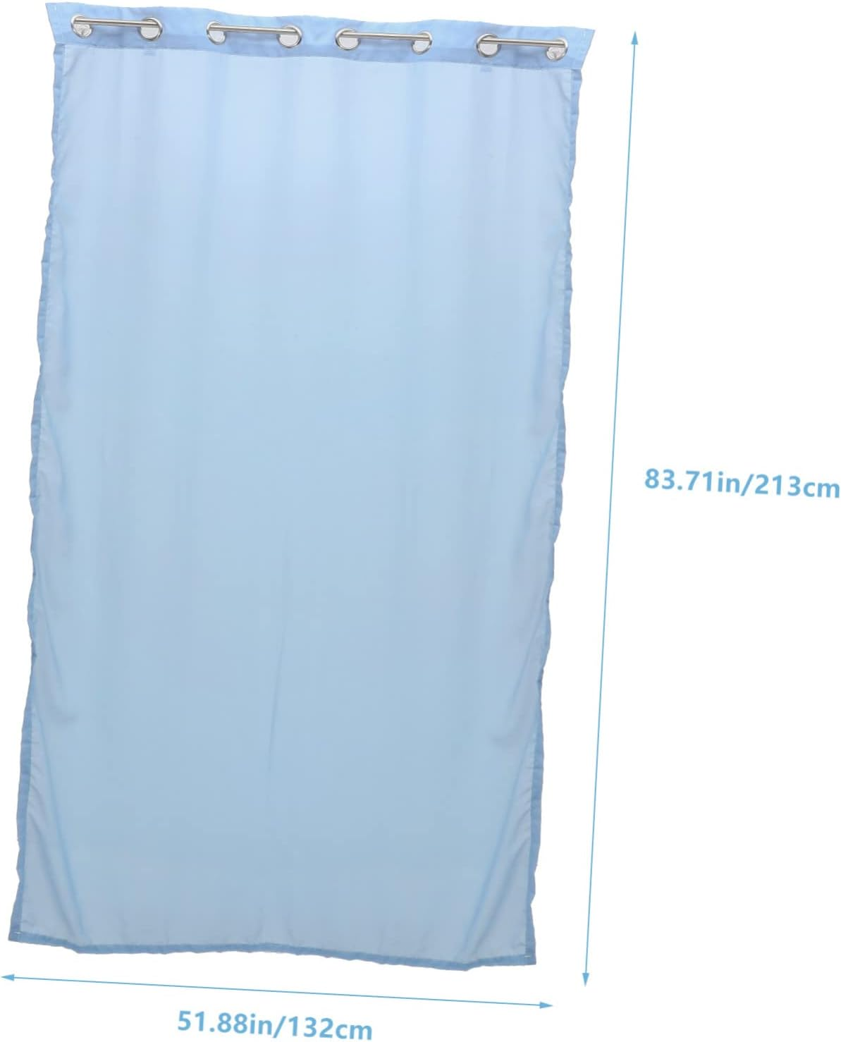 Levemolo Elegant Polyester Waterproof Curtain for Outdoor Patio Garden Window Living Room Bedroom Privacy image number 5