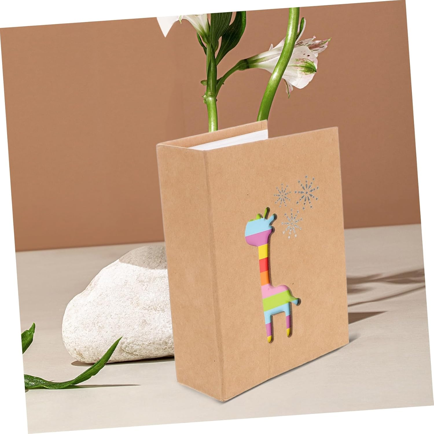 EXAOMBLE Photo Album for Photos Vintage Kraft Picture Album Easy-Insert Design for Birthday Parties and Family Events for Showers and School Activities image number 5